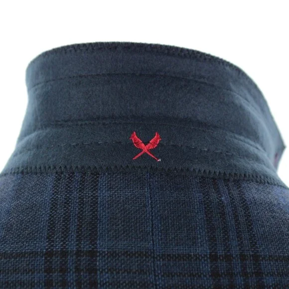 Cardinal of Canada NWT Wool Sport Coat Size 38S US In Blue & Black Plaid